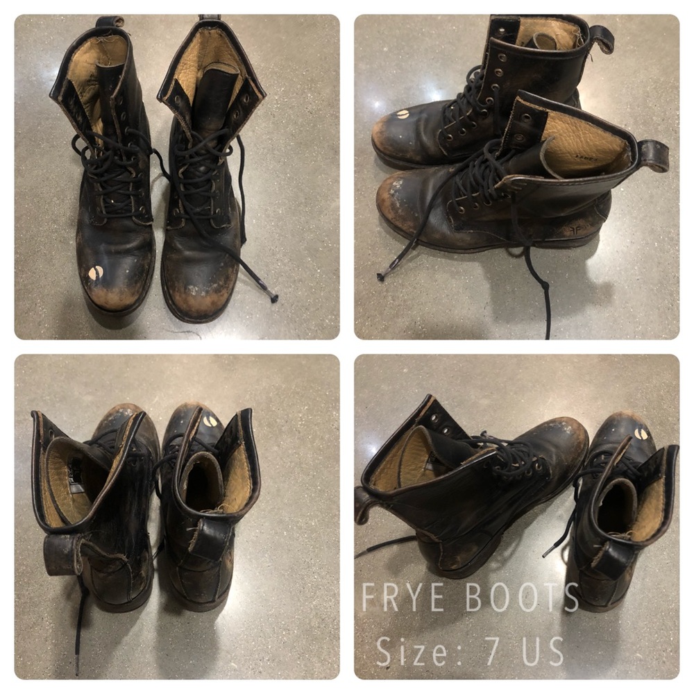 Frye Combat Boots